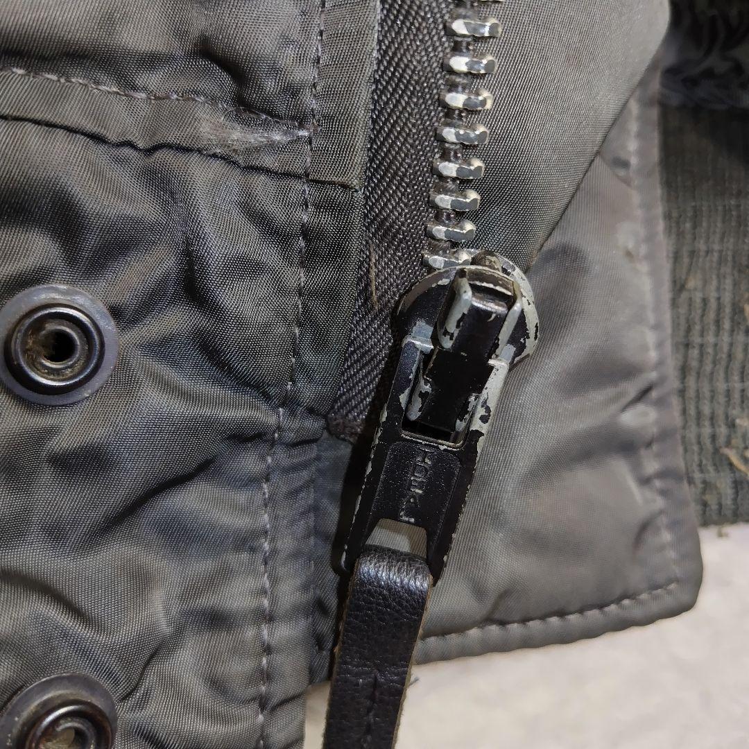 ☆希少色美品✨90sアルファN-2BフライトジャケットUSA製 カーキ L