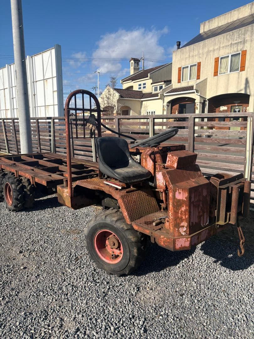 リョウシン号　及川自動車　林業作業車　ユンボ　6WD いすゞエンジン