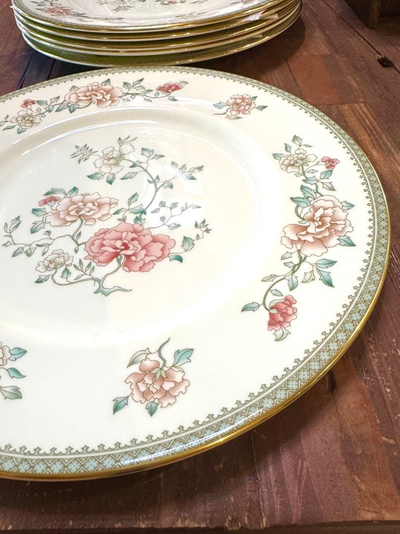 ミントン ジャスミン27cmディナー皿￼6枚セット バラ売りOK