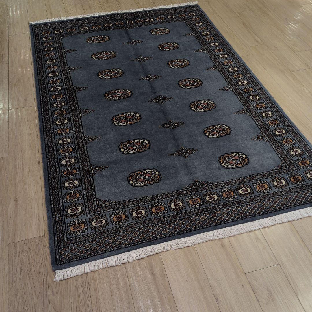 139x211cmパキスタン手織りじゅうたん(352)ギャッベ・ウール