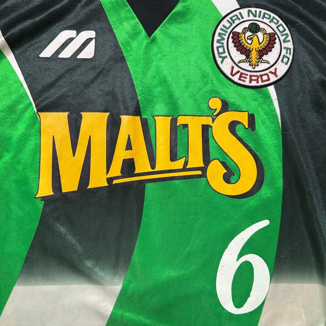 95/96ヴェルディ川崎時代 ユニフォーム 背番号6 ヴィンテージ