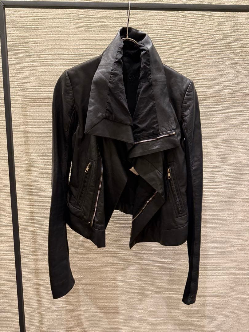 rickowens リックオウエンス 変形　レザー　ライダースジャケット 40