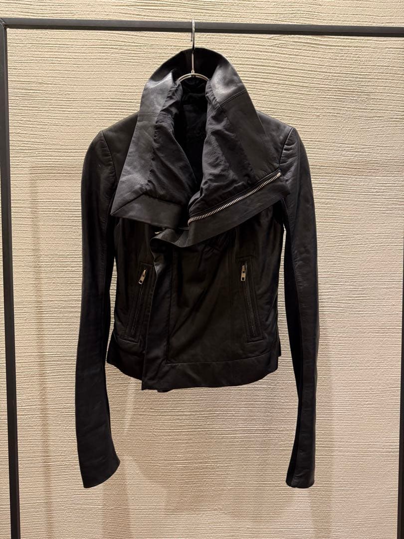 rickowens リックオウエンス 変形　レザー　ライダースジャケット 40
