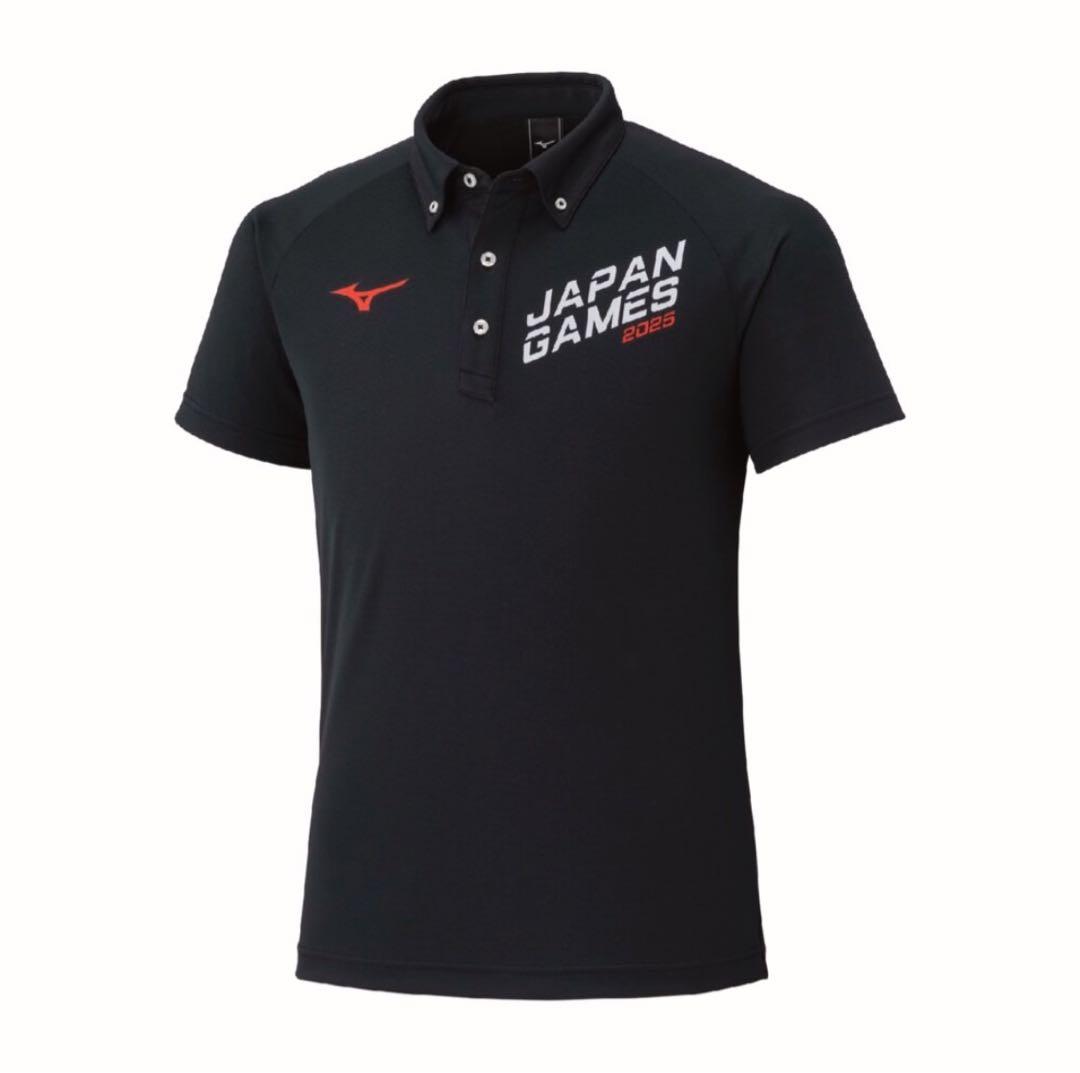 新品★ミズノ2025国スポ限定ポロシャツ限定デザイン国民スポーツ大会国体3XL