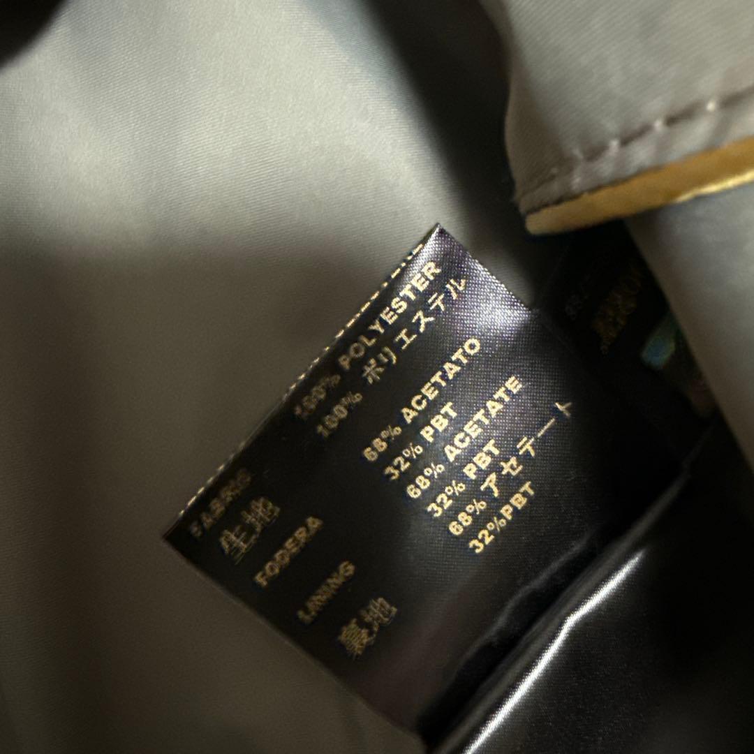 【新品】Moorer カーキグレー トレンチコート Lサイズ