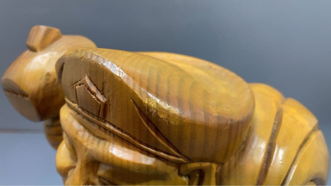 木彫り　大黒天　縁起物　開運　高さ約29cm