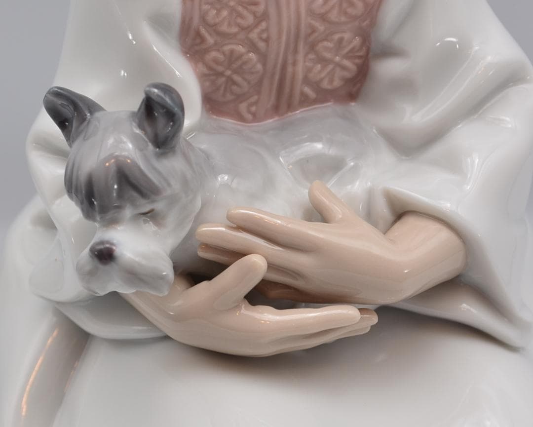 白昼夢　＃6400　★リヤドロ　スペイン　ポーセリン　ヴィンテージ　欠けあり