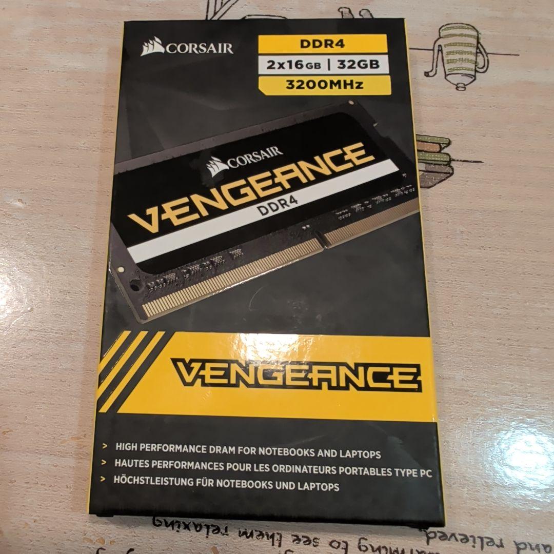 メモリー CORSAIR VENGEANCE DDR4 32GB 3200MHz