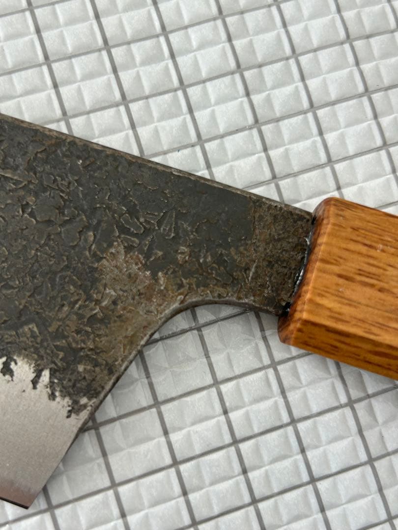 堺孝行 包丁 牛刀 牛刀包丁 焔 紅蓮 安来鋼青紙二号 八角柄 225mm ②