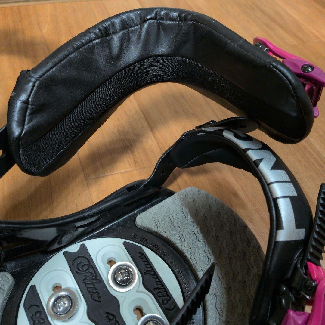 【USED】FLUX スノーボードビンディング PR15 ブラック/ピンク M