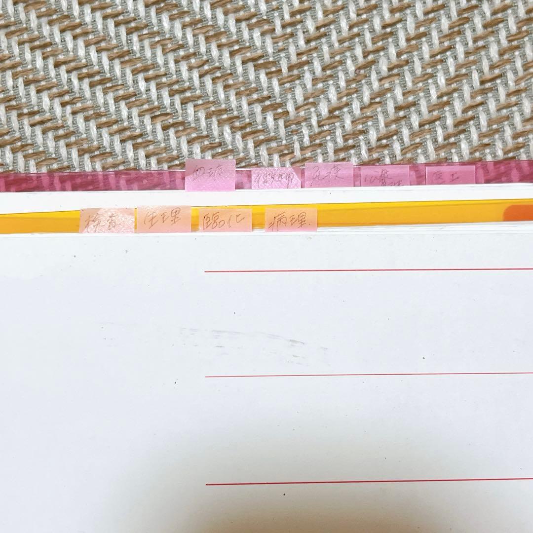 【原本発送】臨床検査技師国家試験 付箋ノート　ファイル2冊分
