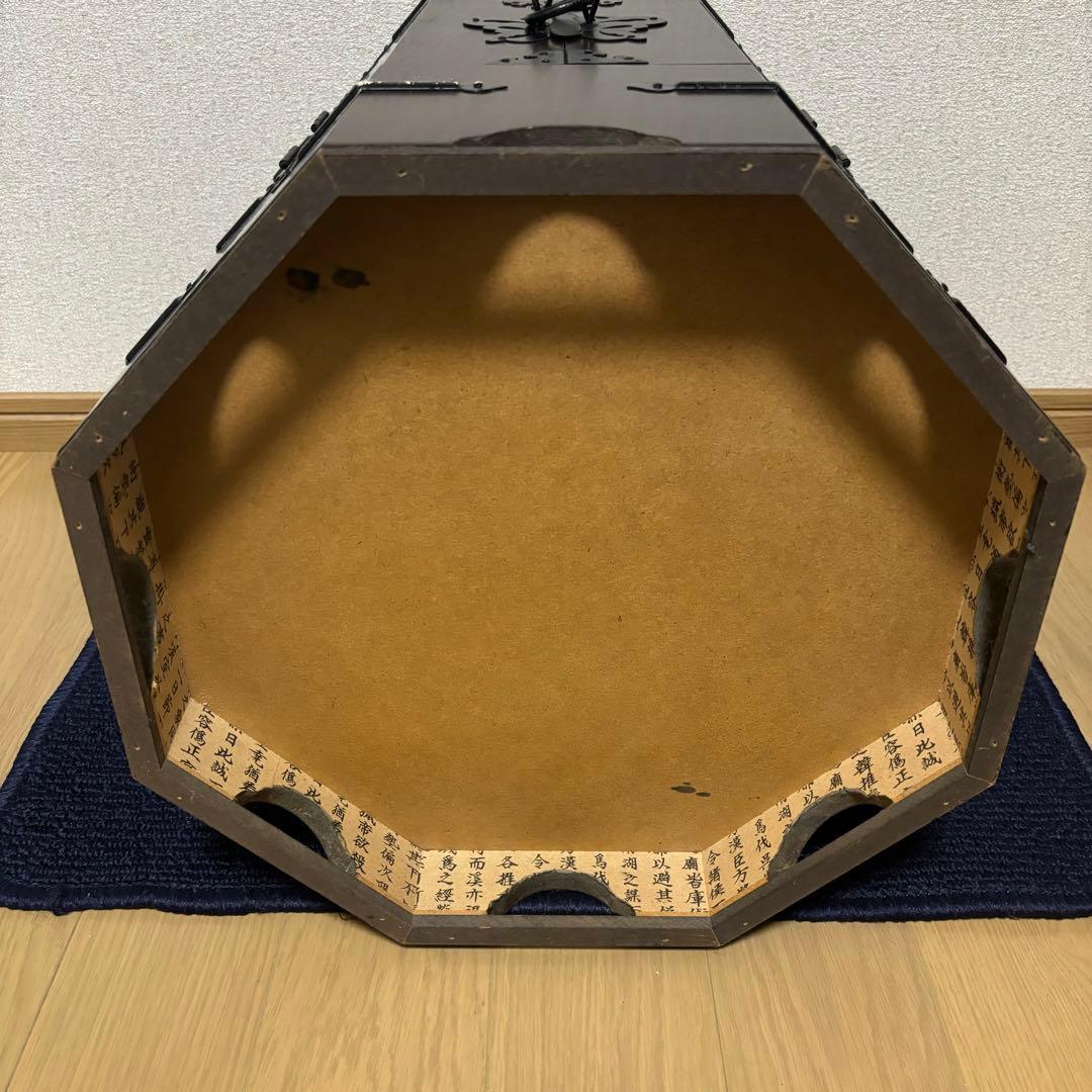 リュウ　ジン様用アンティーク　李朝家具　八角箱　帽子入れ 収納箱　韓国美術