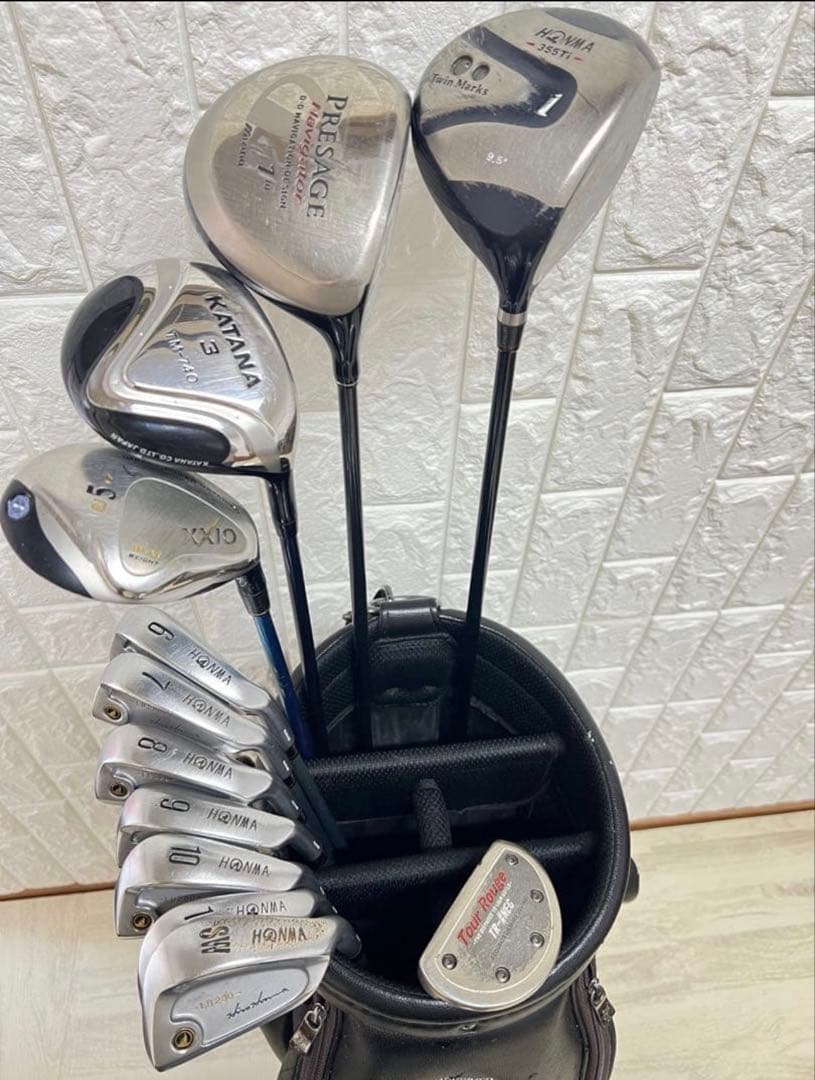初心者おすすめ メンズ ゴルフクラブセット ホンマ ダンロップ バッグ付