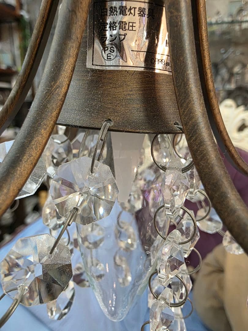 シャンデリアテーブルランプ