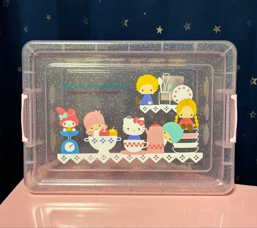 サンリオ フタ付き収納ケース S M L ハローキティ 収納ボックス