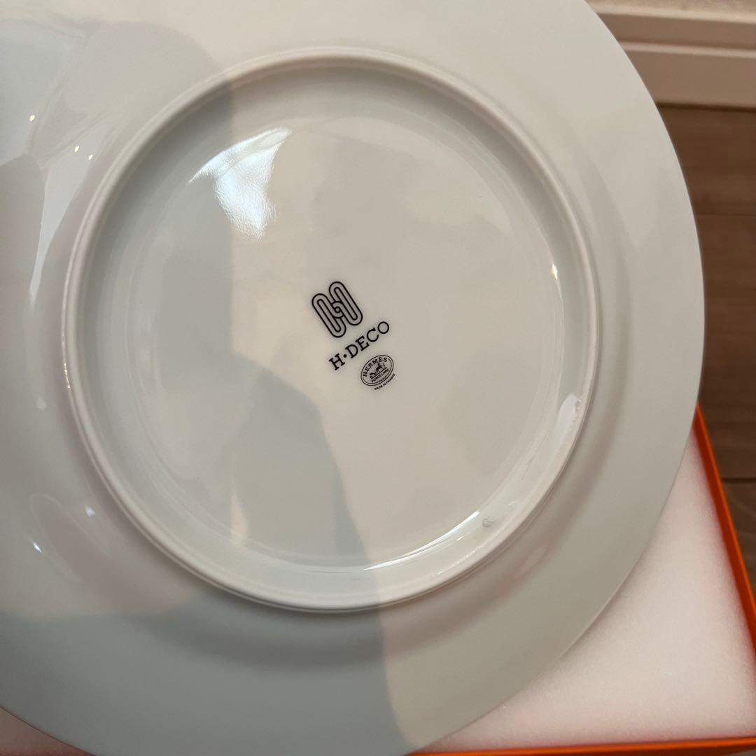 HERMES Hデコ　デザートプレート　皿　食器　未使用