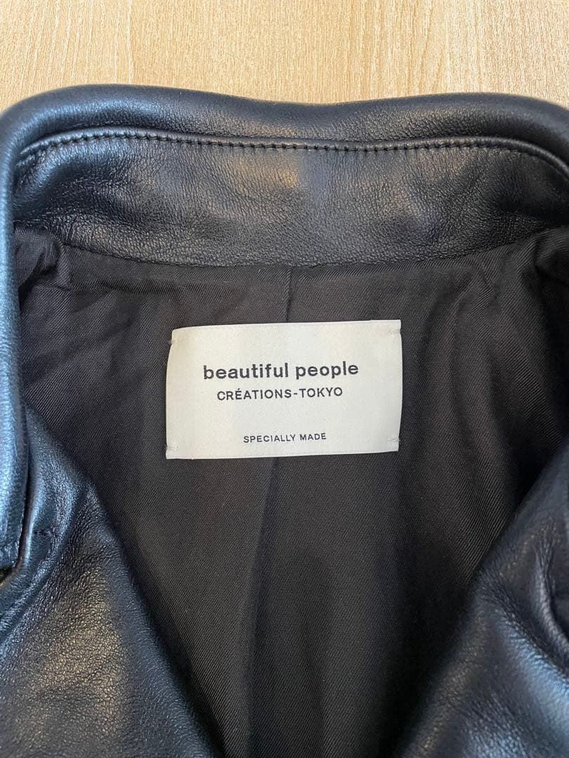 beautiful people ビューティフルピープル ライダースジャケットＳ