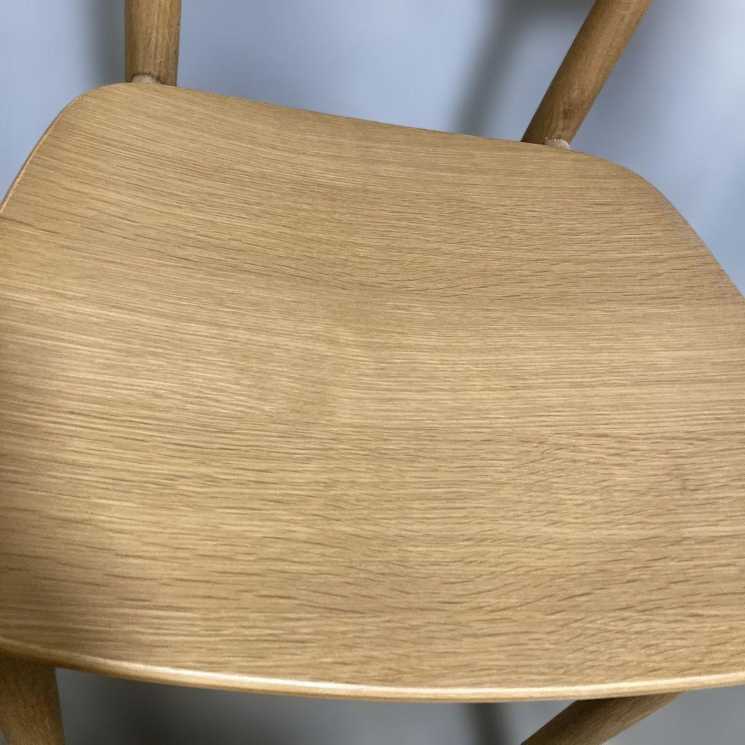 【無印良品】ラウンドチェア オーク材