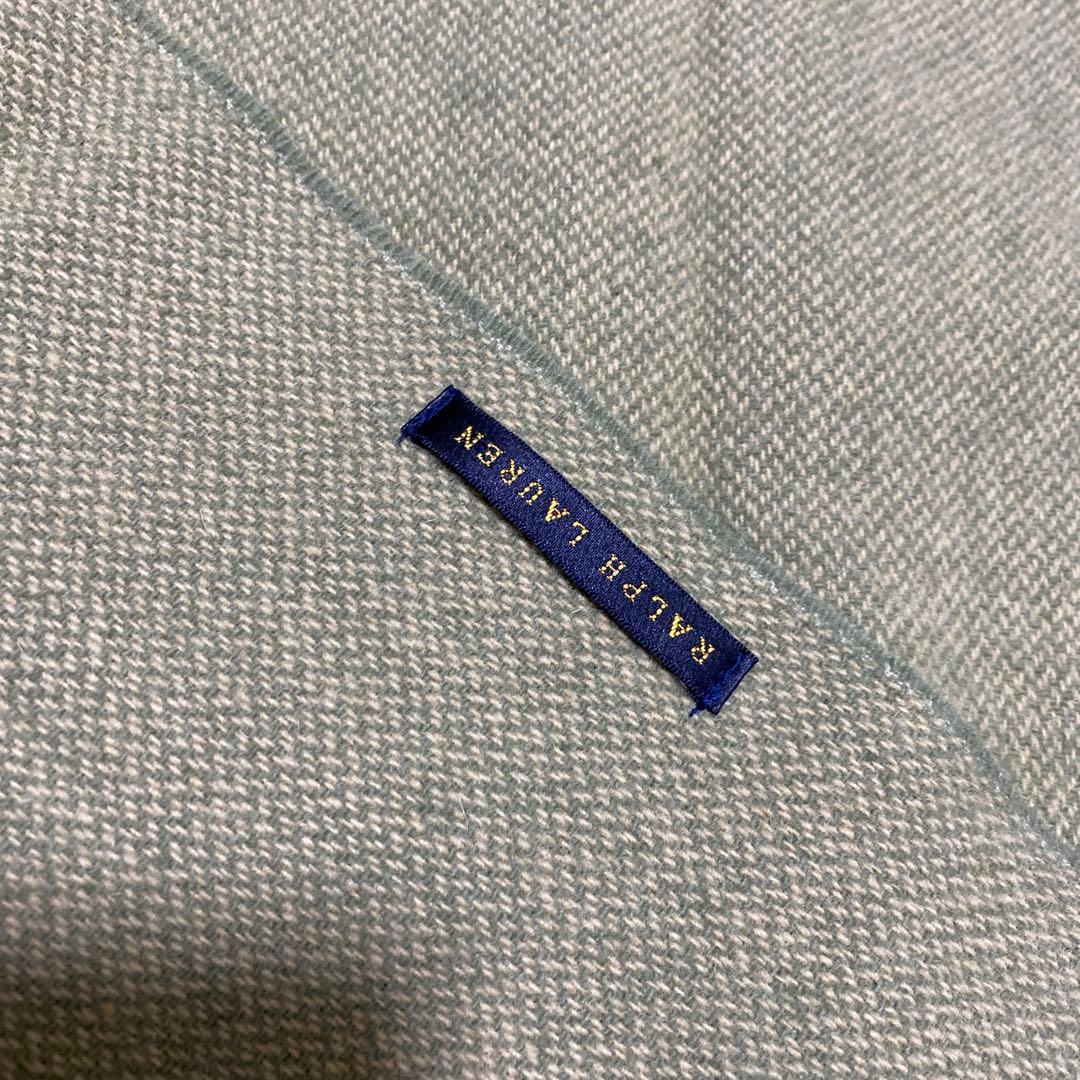 新品 タグ付き ラルフローレン ウールツイード ブランケット 日本製