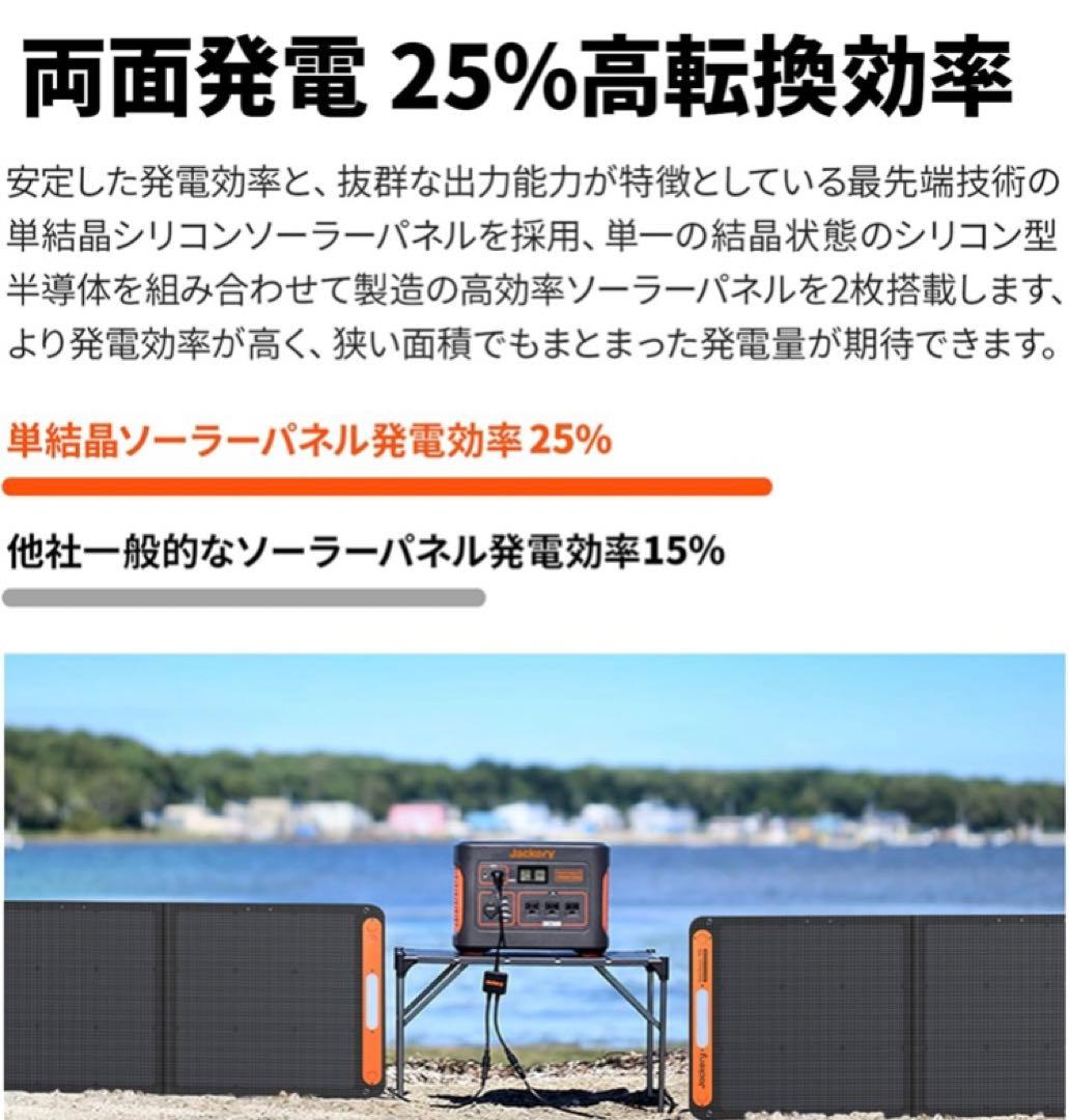 Jackery SolarSaga 100 ソーラーパネル 100W
