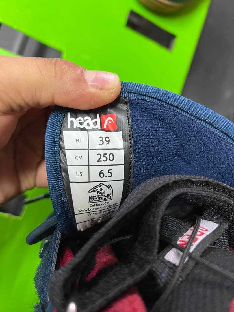 head スノーボードブーツ 青/赤　25cm