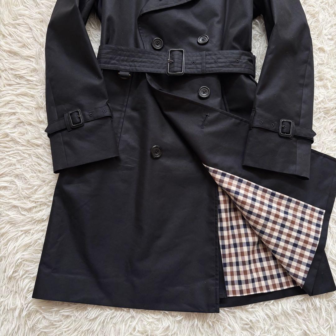 未使用級 Aquascutum Princegate トレンチコート メンズM