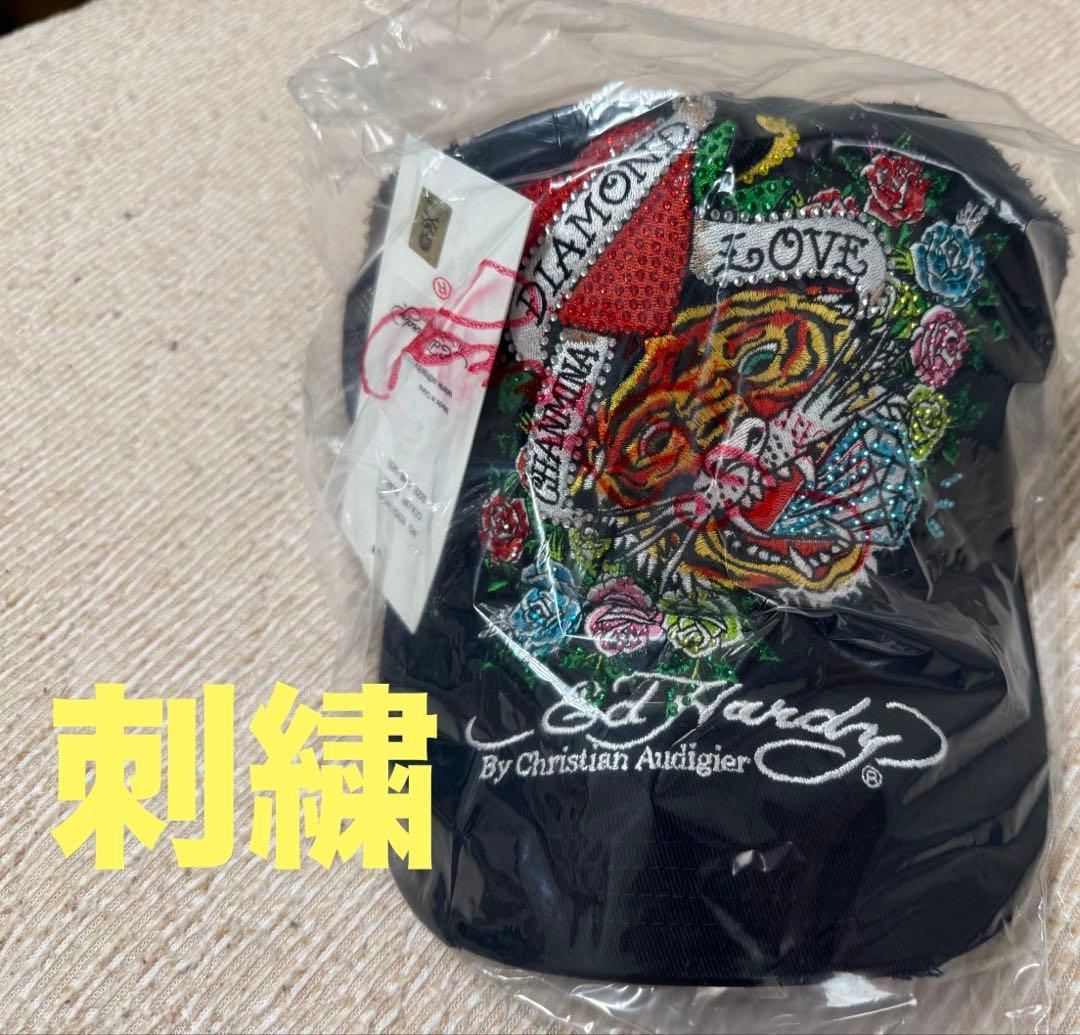 こ*つ様 CHANMINA × EdHardy コラボ 限定キャップ（刺繍)ちゃ