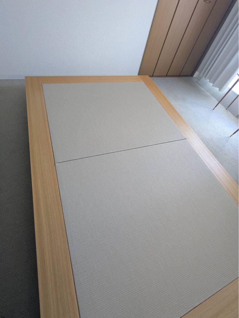 【大！！】建築家二人暮らし　LIVING BED セミダブル×和紙畳