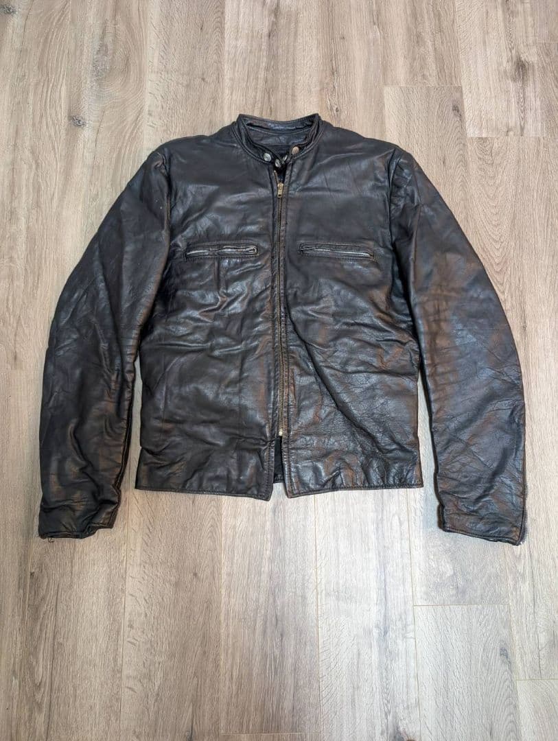 80S【USA製】Brooks Leather Sportswear シングル