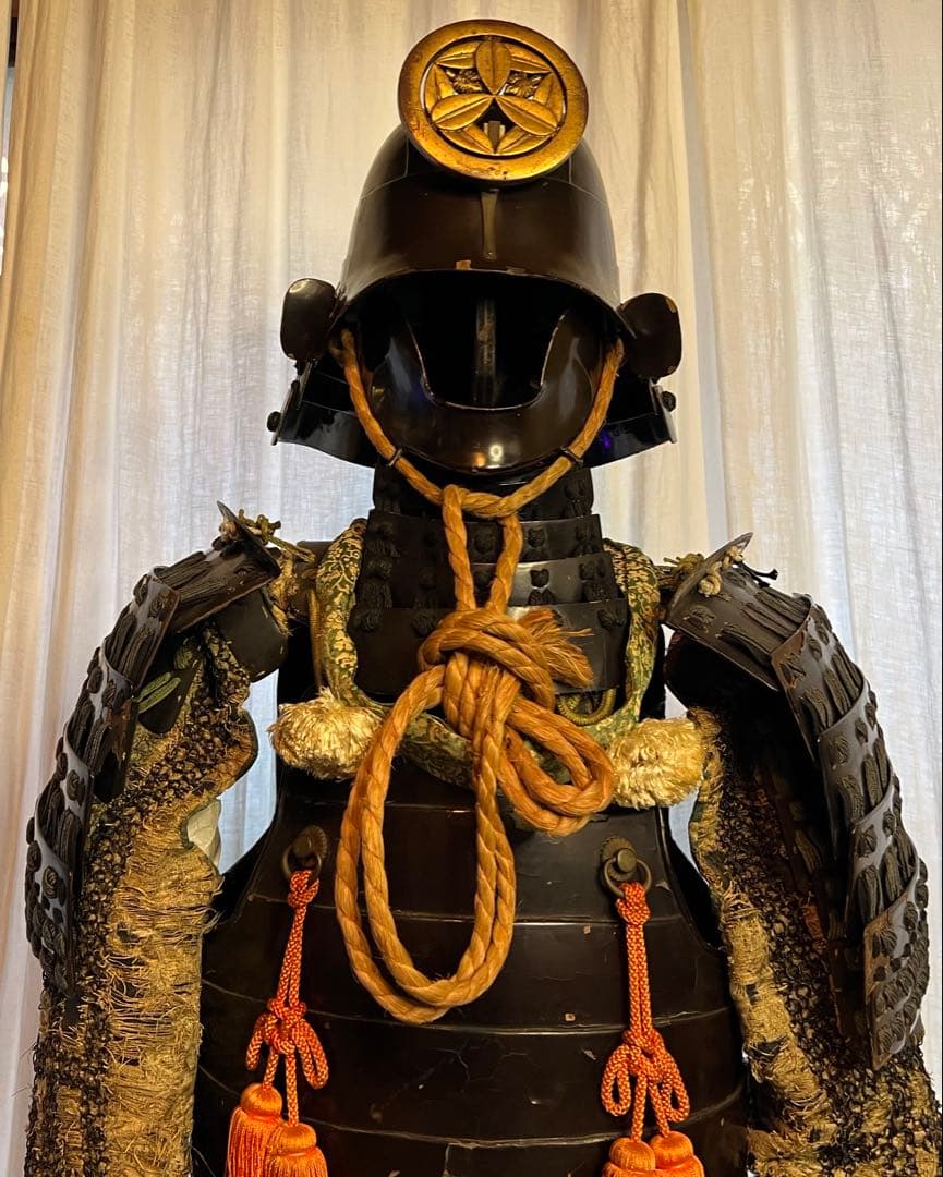 【本歌】江戸初期 日本 甲冑 （等身大）鎧 一式『在銘あり』