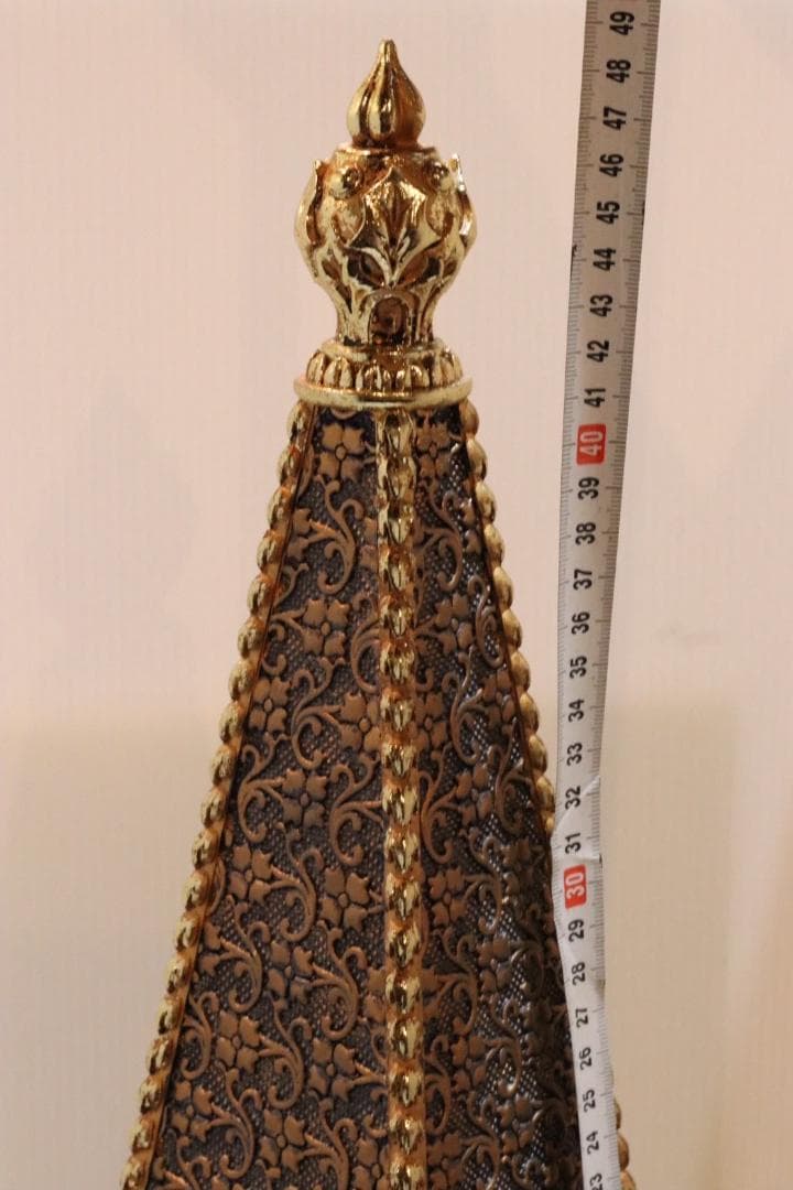 ツリーオブジェ　ブルーゴールド