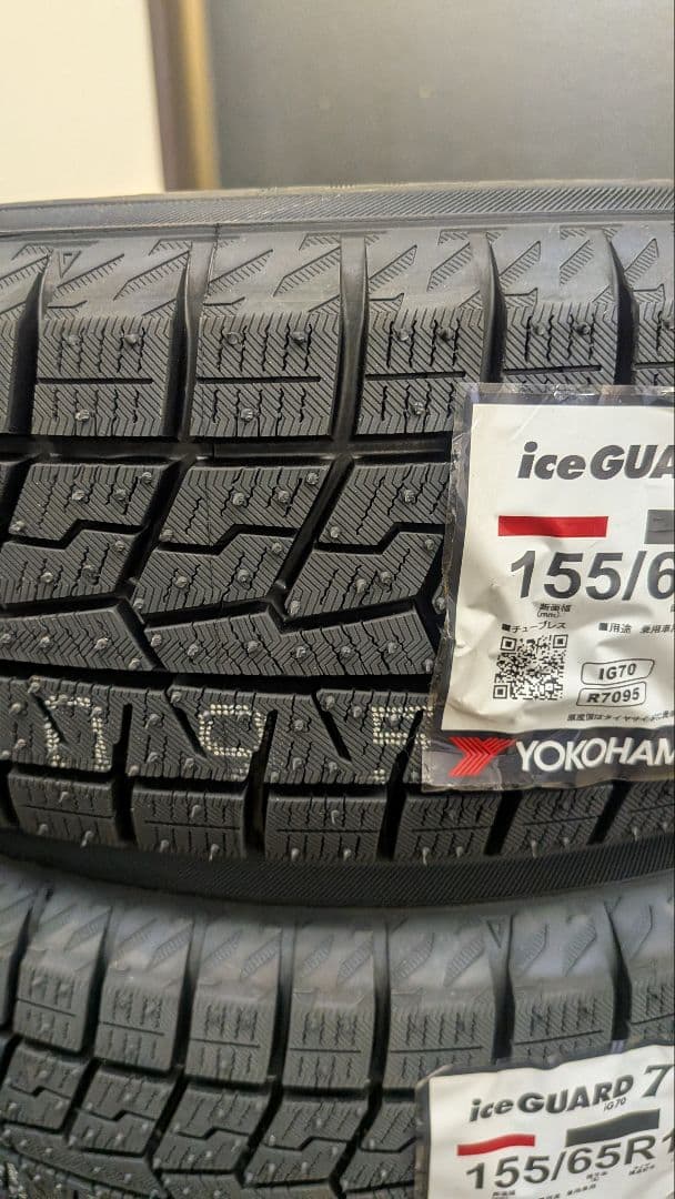 【送料込】新品ヨコハマ iceGUARD 155/65R14 スタッドレス4本