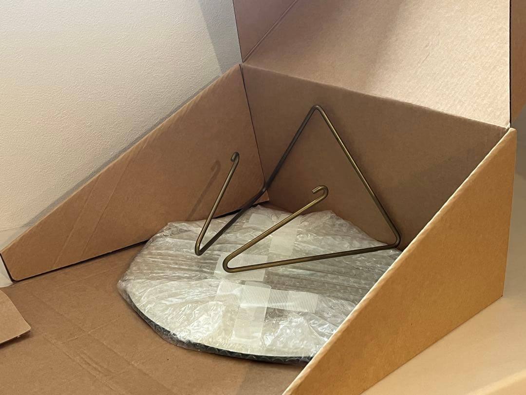 MOEBE ムーべ 鏡 ミラー スタンド ブラス 30cm