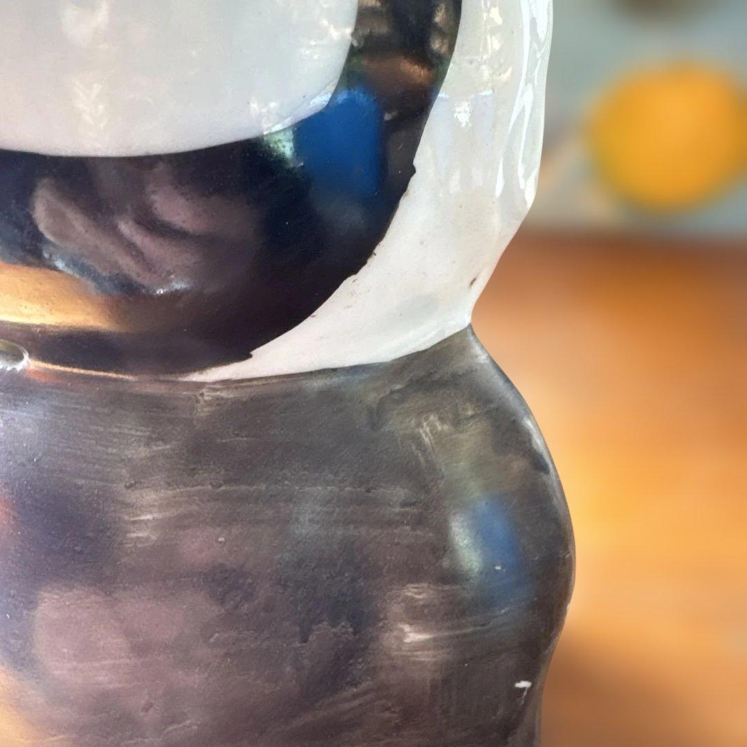 骨董　置物　縁起物　福助　明治　大正　時代物