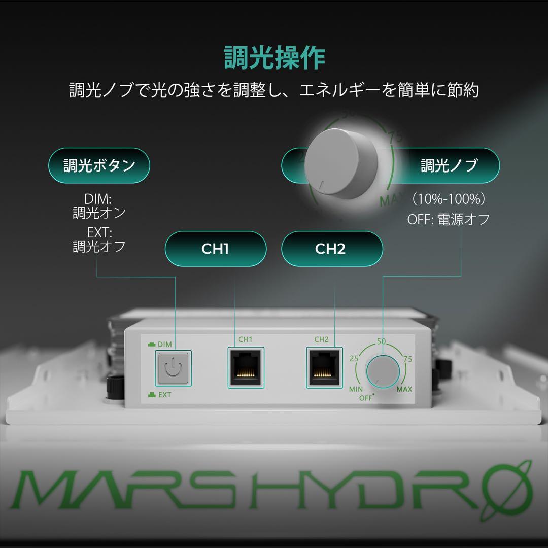 Mars Hydro⭐️TSW-2000w植物育成LEDライト⭐️2025モデル⭐️