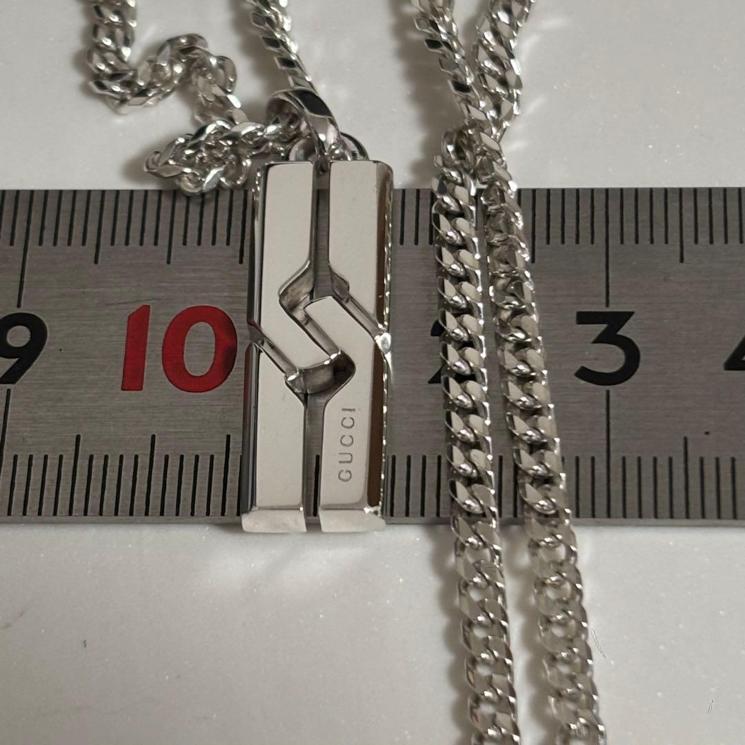 GUCCI 新品同様品　ノットネックレス　インフィニティ　喜平チェーン　極美品