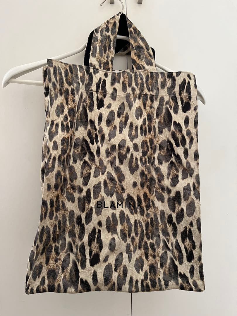 【25AW】BLAMINK レオパードプリントトートバッグ