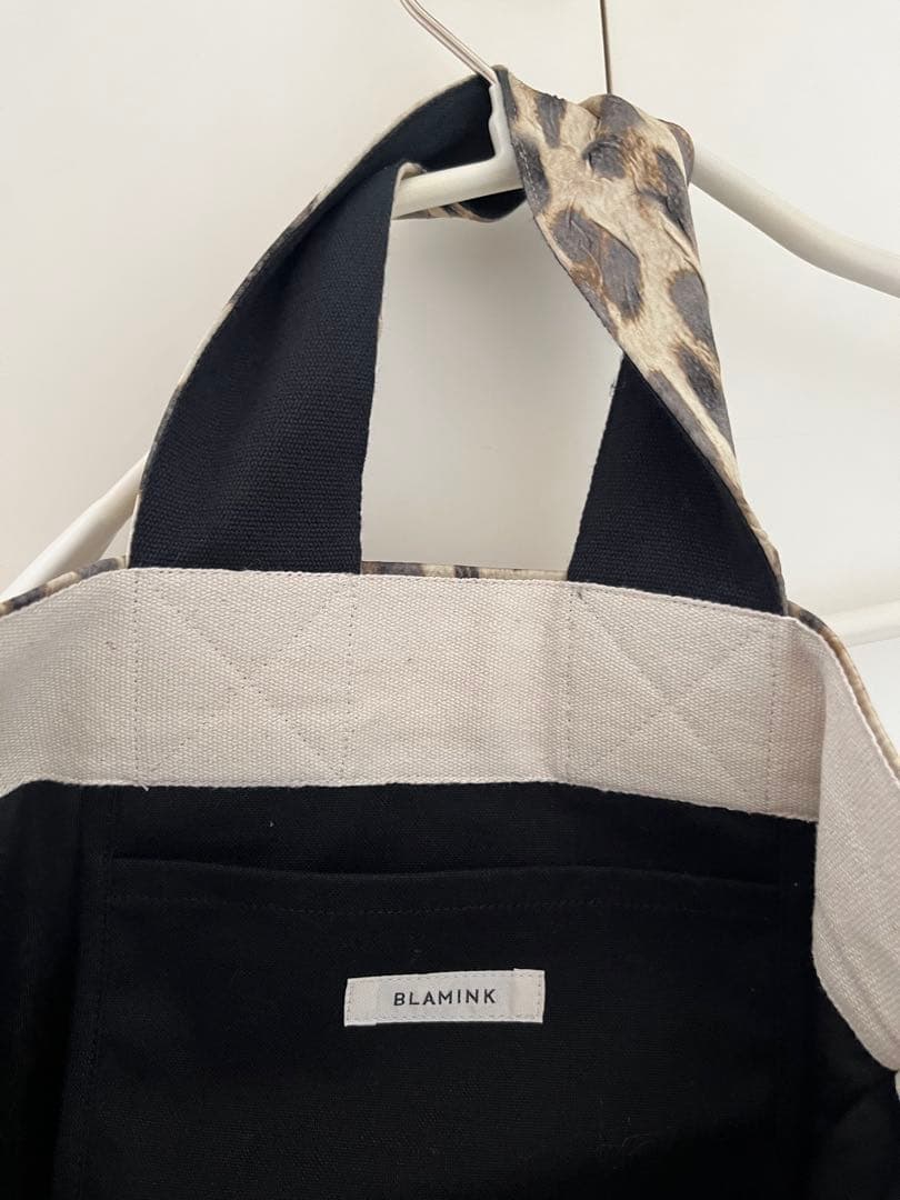 【25AW】BLAMINK レオパードプリントトートバッグ