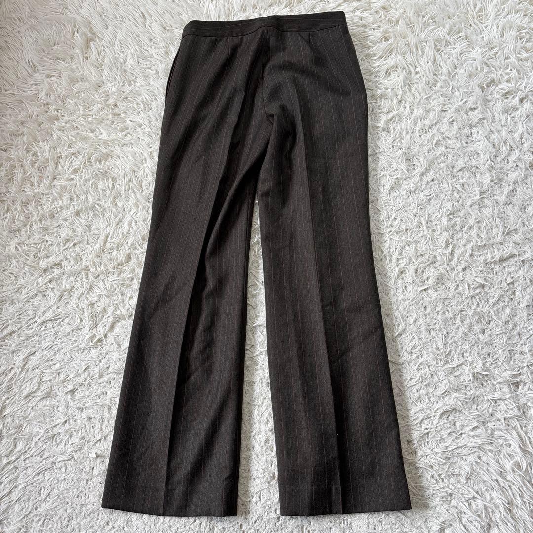 極美品☆【ミス　クロエ】ピンクストライプ　裏地　総裏地　パンツスーツ　40 L
