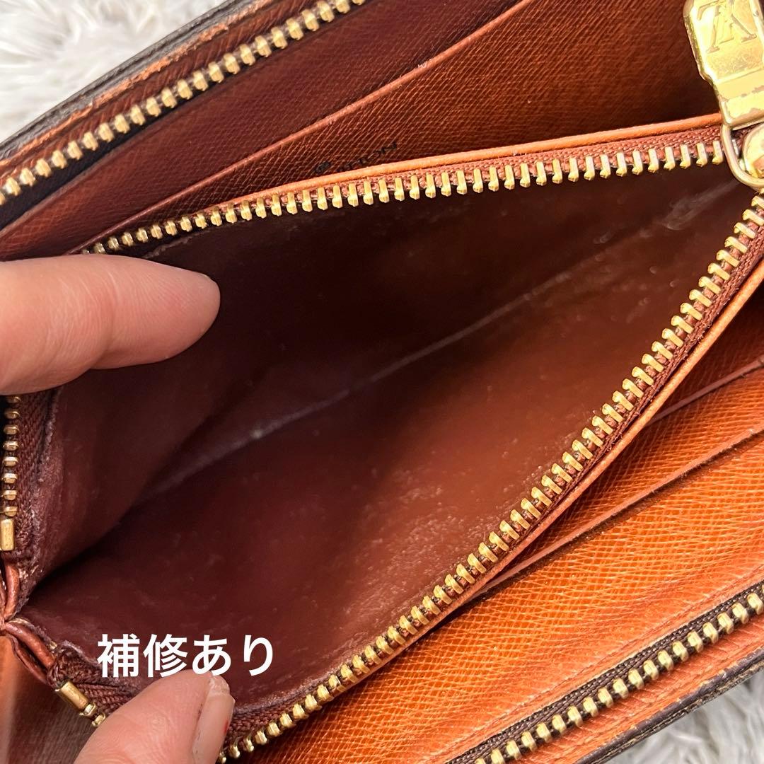 ルイヴィトン　ポルトモネジップ　モノグラムキャンバス　ラウンドファスナー