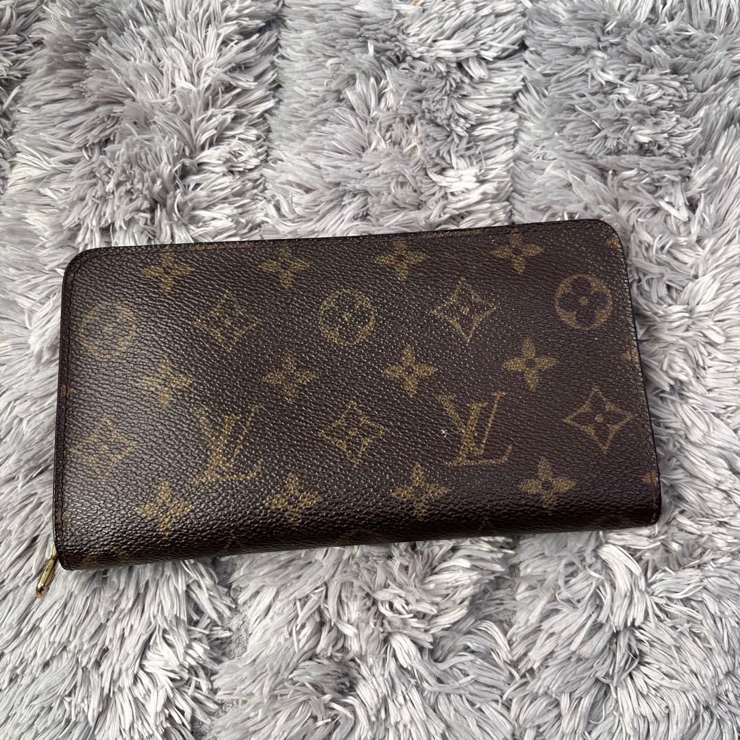 ルイヴィトン　ポルトモネジップ　モノグラムキャンバス　ラウンドファスナー