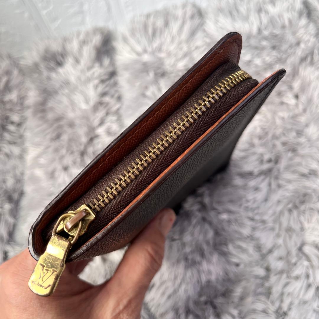 ルイヴィトン　ポルトモネジップ　モノグラムキャンバス　ラウンドファスナー