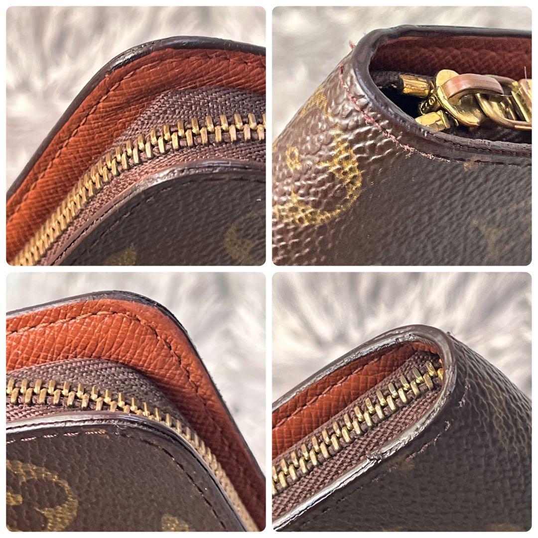 ルイヴィトン　ポルトモネジップ　モノグラムキャンバス　ラウンドファスナー