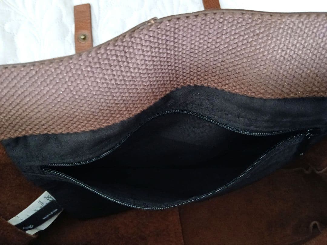 OLD GAP　牛革　ブラウン　メッセンジャー　ショルダーレザーバッグ　美品