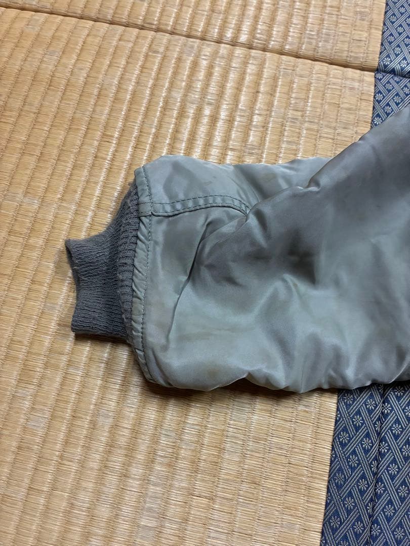 ALPHA社製　MA-1フライトジャケット　LARGEサイズ　黄ばみ、ほつれ有り