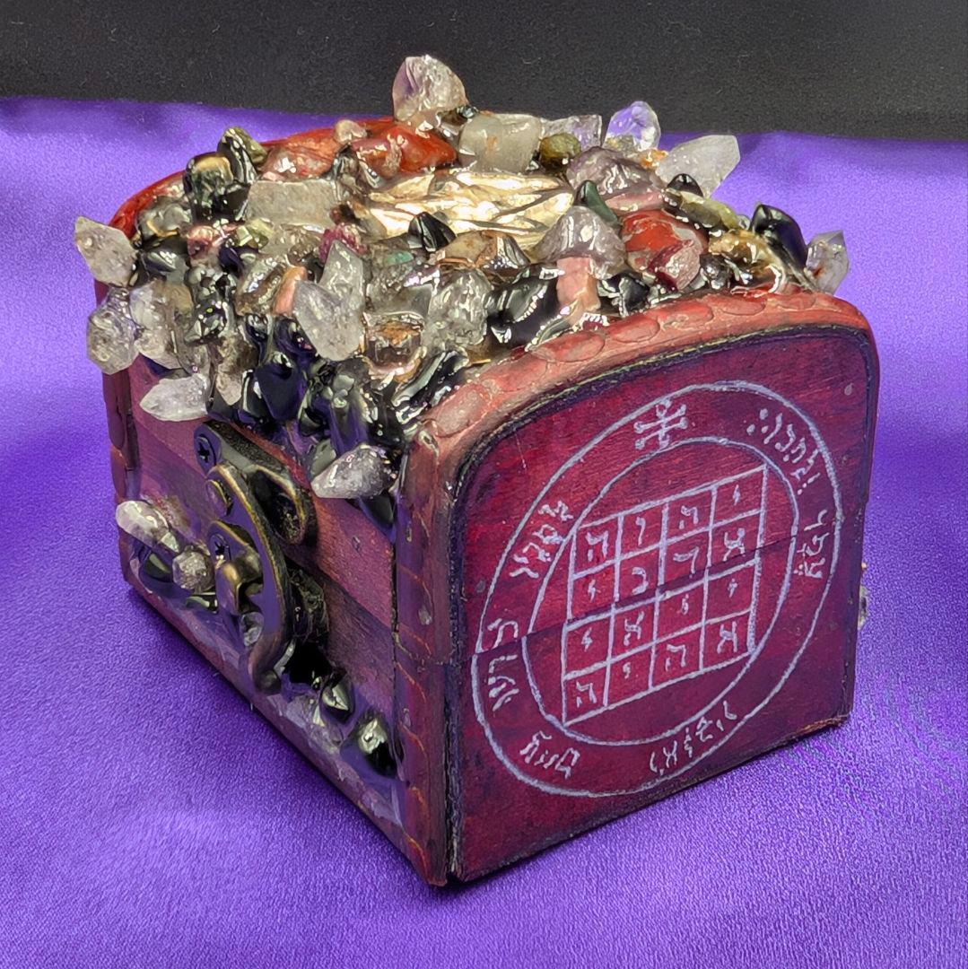 【1点物】 ソロモン王の鍵 護符魔術オルゴンボックス 〜土曜日照応・土星護符〜