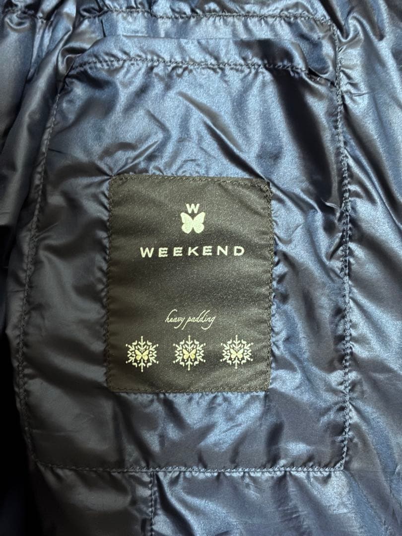 Max Mara WEEKEND ネイビー ダウンジャケットコート