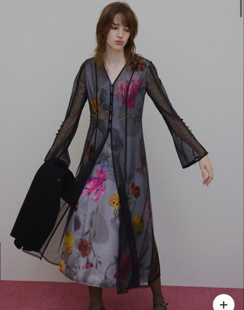 ワンピース UND GRACE CHIFFON VEIL DRESS