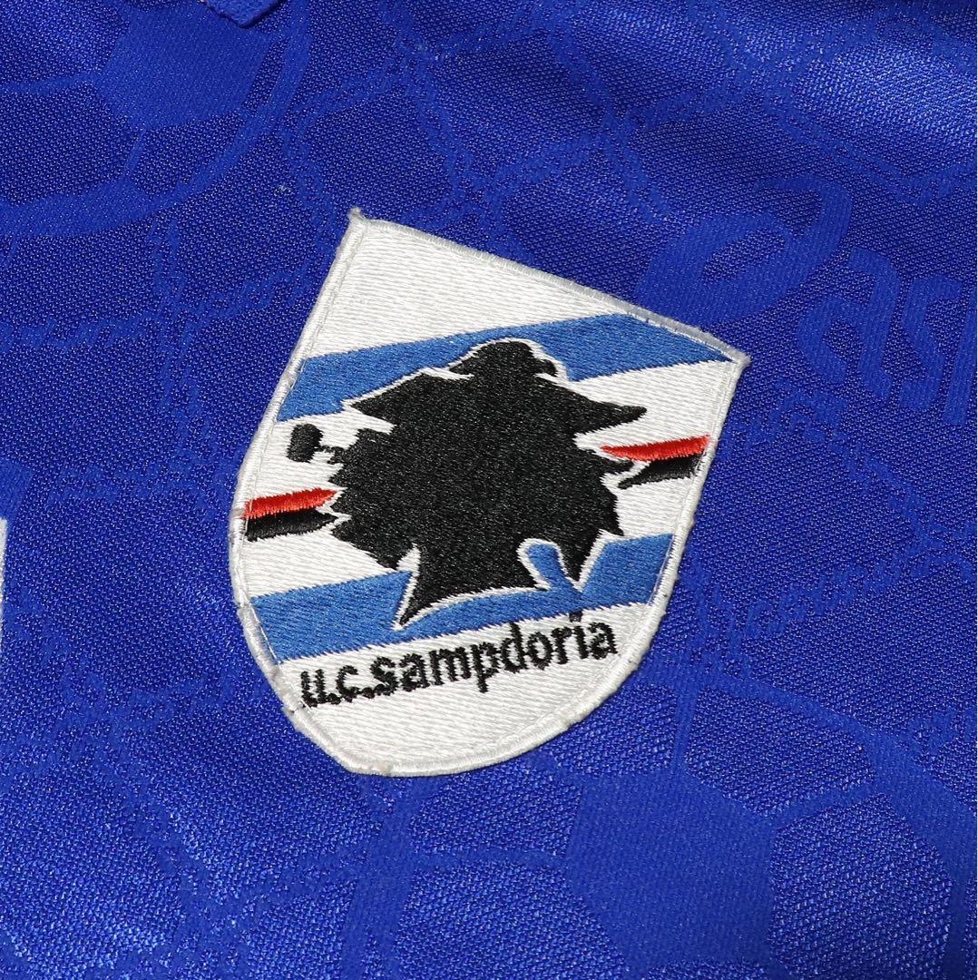 正規品★L★95-96★サンプドリア★サッカーユニフォーム★asics★90s