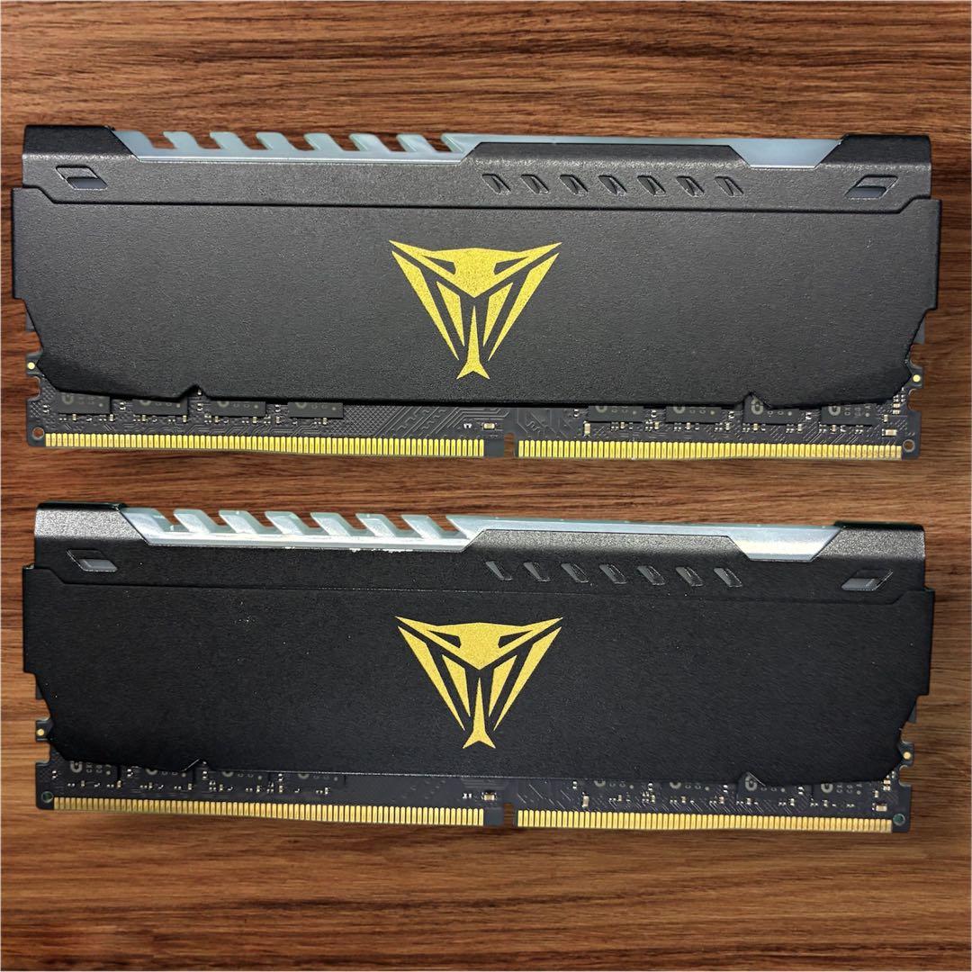 【光るメモリ】Patriot Viper Steel DDR4 8gb×2